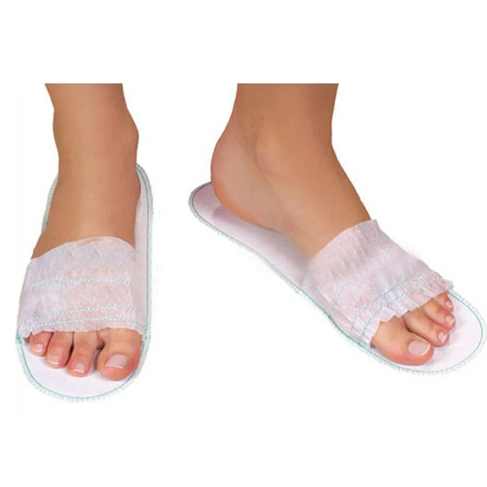 China Eva Nonwoven Open Toe Pedicure Slipper Cheap Hotel Custom