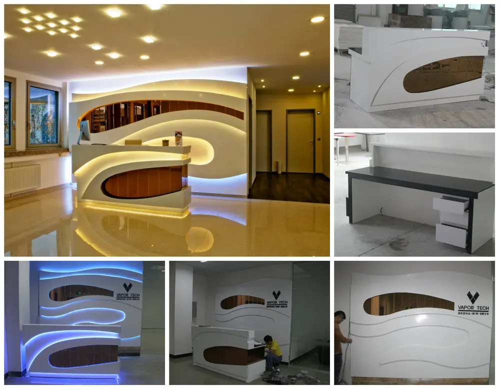 Tw Solid Surface High Quality Office Simple Design Reception Desk Buy Solid Surface Reception Desk Simple Design Reception Desk Office Design