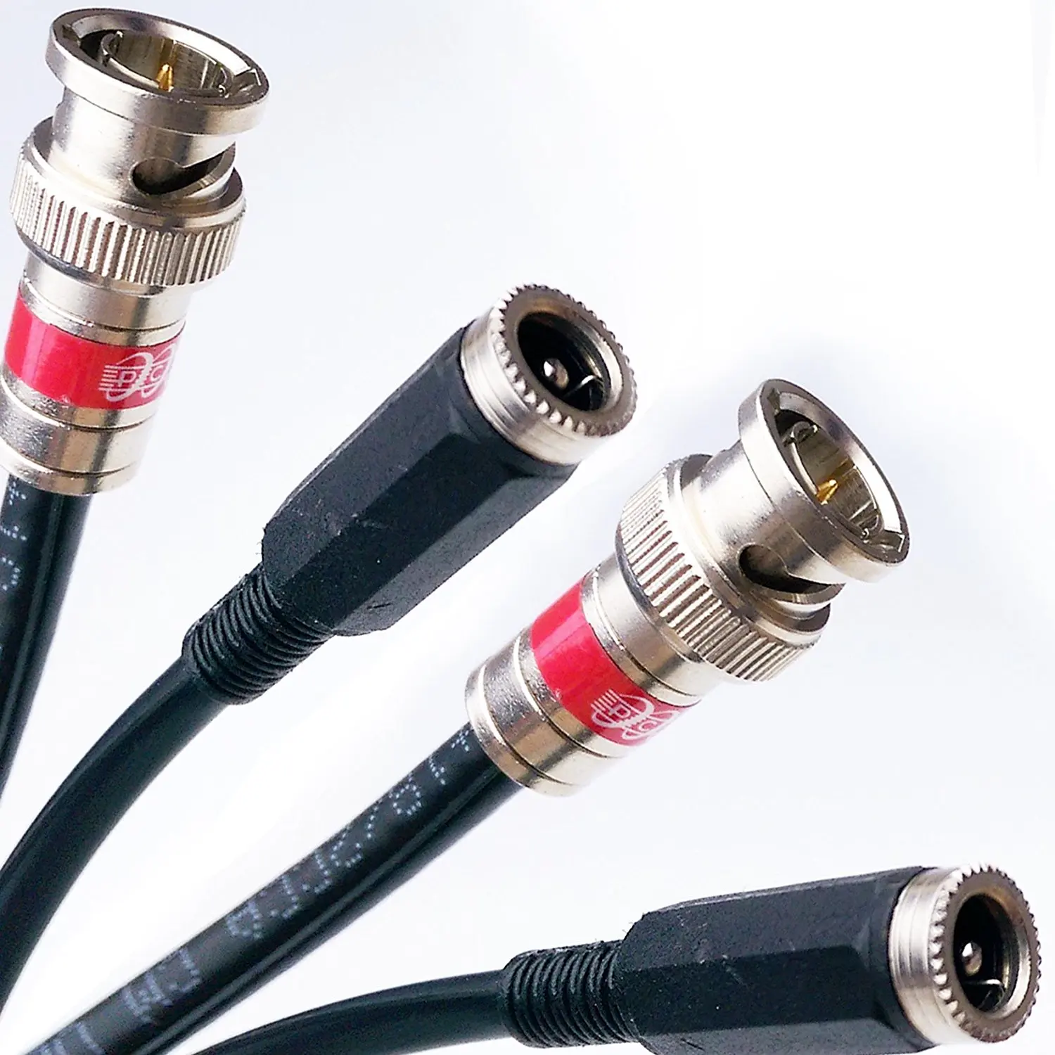 455ft Solid Copper CCTV TVI CVI AHD HD-SDI Security Camera Coaxial RG59 Cable 20AWG BNC Connector Plug and Play ETL 95% Braid Female to Female 2.1mm Plug & Play Assembled in USA by PHAT SATELLITE INTL