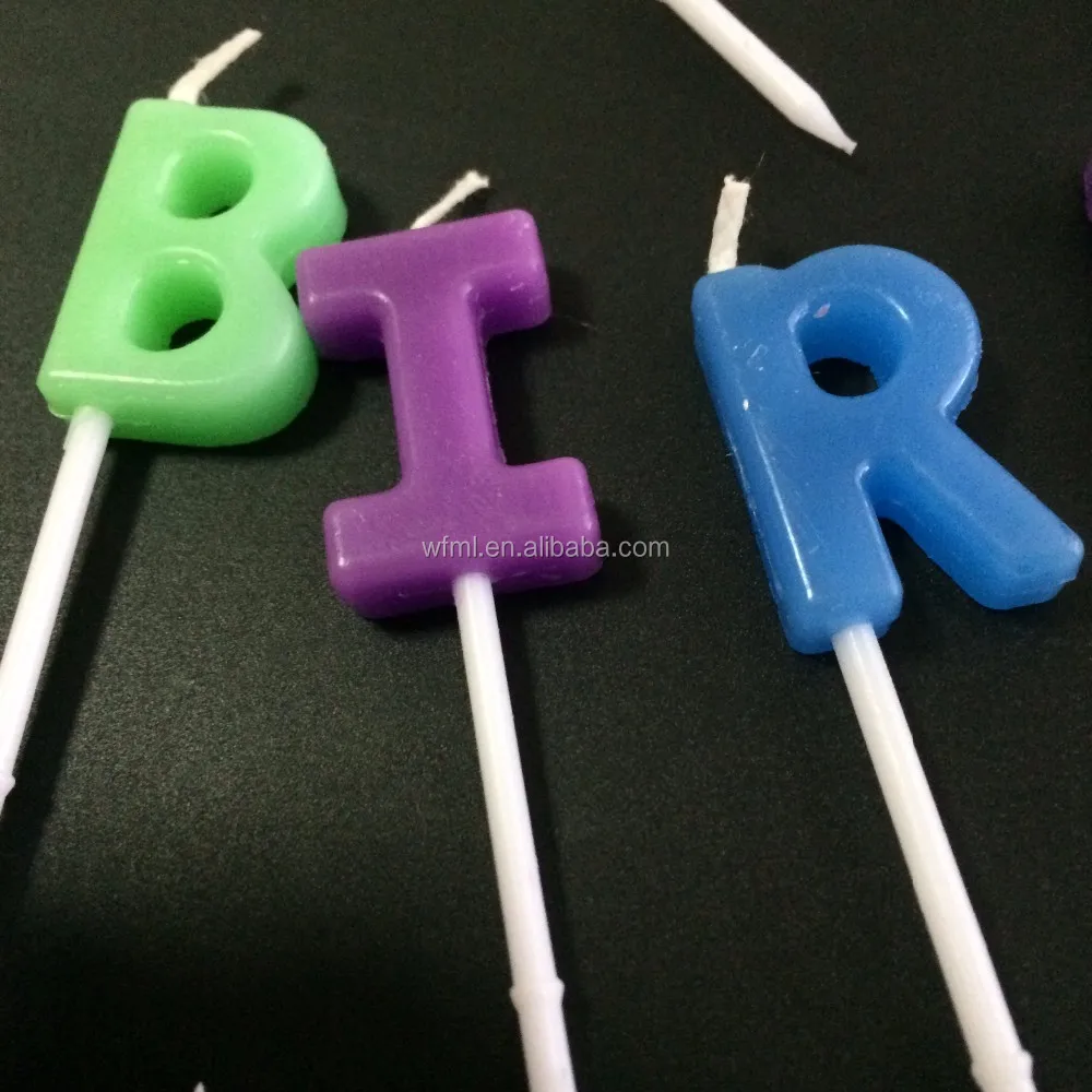 Stable Quality Personalised Birthday Letter Candles For Cakes Buy