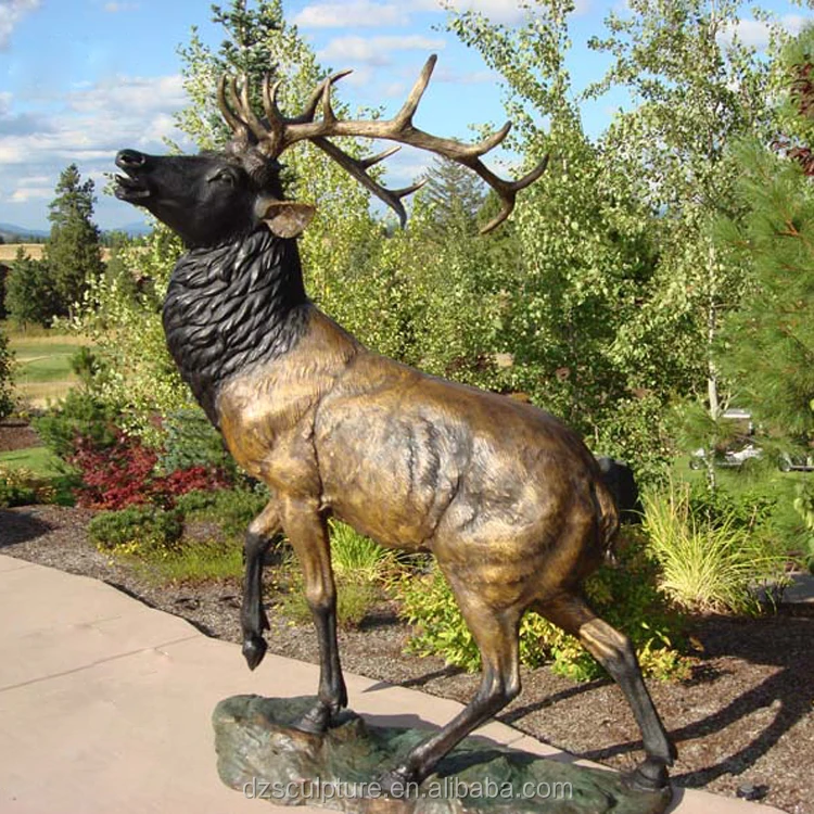 Br Standing Life Size Garden Deer Statues For Outdoor Standing Life Size Garden Deer Statues