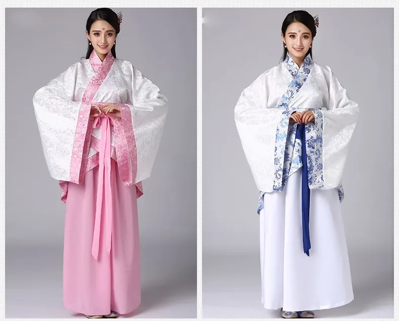 Wholesale Ladies Clothing Embroidery Fabrics Traditional Chinese Hanfu