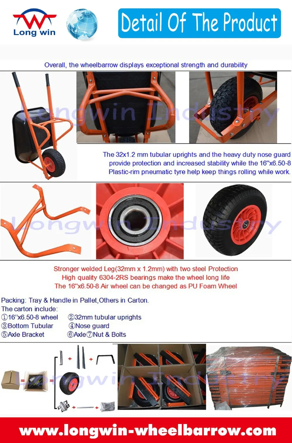 High Quality Wheelbarrow With Brake Buy High Quality Wheelbarrow With