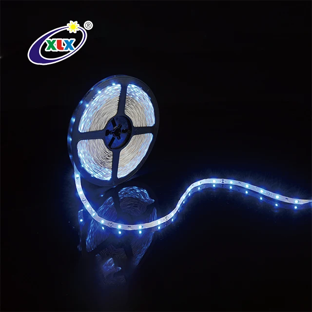Wholesale  7mm 12V Blue Waterproof IP65 Flexible Led  Strip Light for  Party Christmas Home Decoration