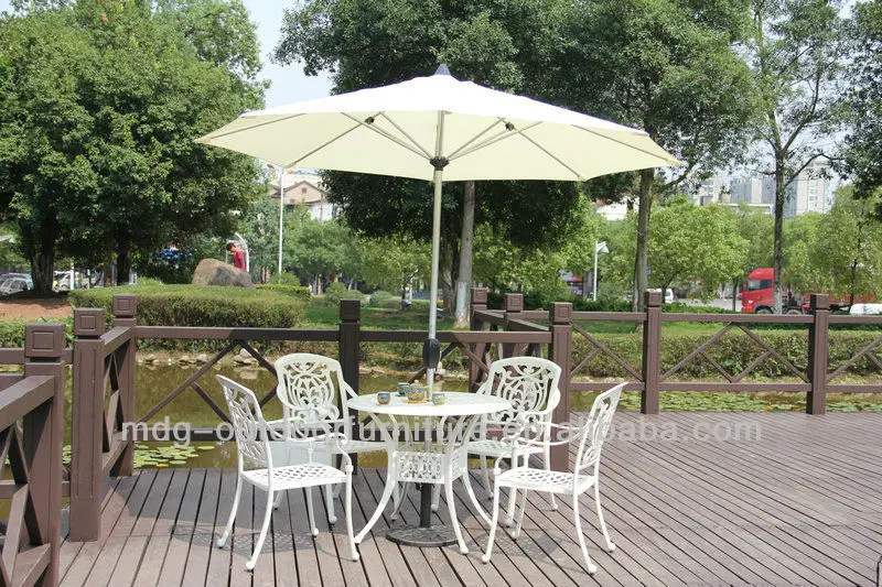 Metal Garden Furniture Manufacturers White And Black Set - Buy Aluminum