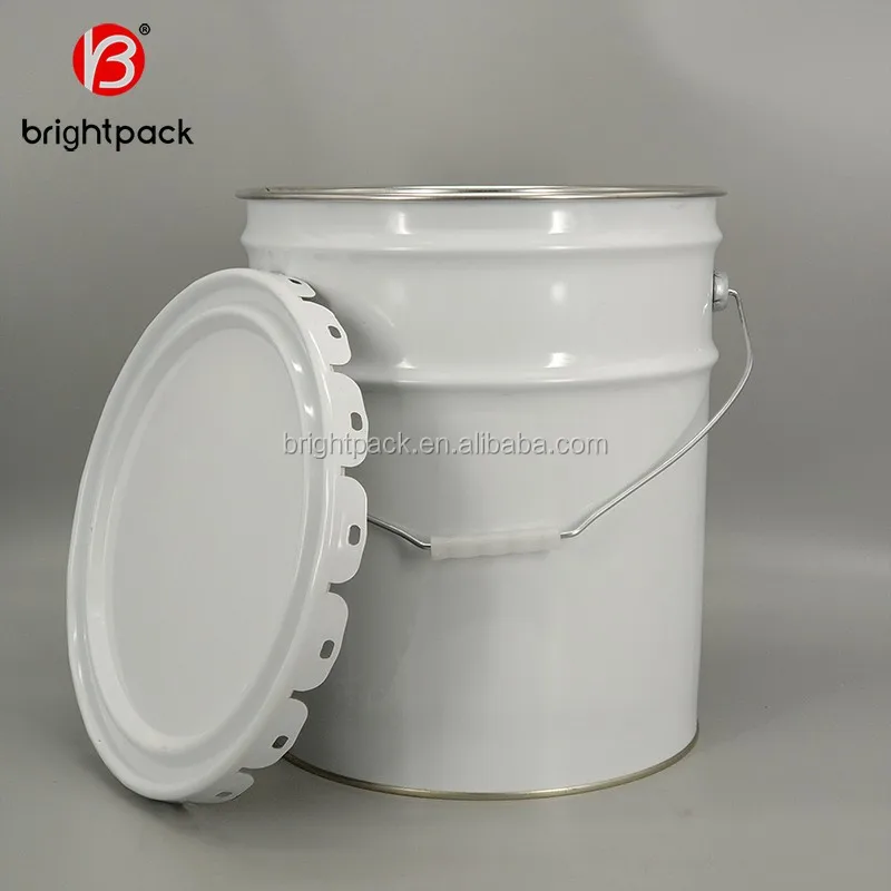 Download 20l Paint Tin Pail With Lug Lid,Chemical Can - Buy 20l ...