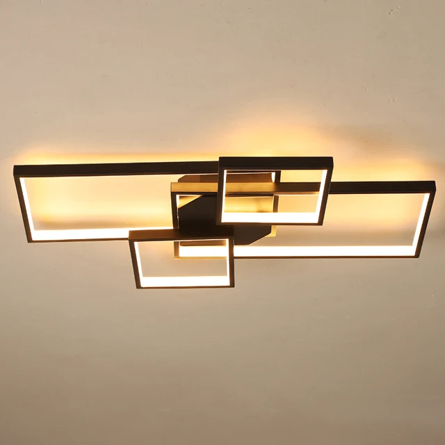 Modern Rectangular Ceiling Light Led Flush Mount Ceiling Light For ...