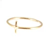 14K Gold Plated Ring Stackable Gold Plated cross ring for hot sale