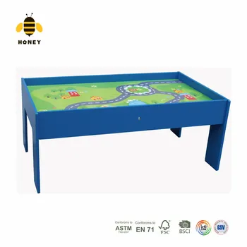 Children Toys Play Table 115221 Wooden Toy Train Set Table Buy