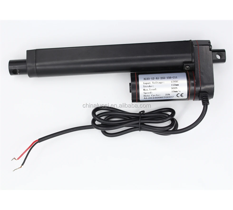 900mm High Waterproof Industrial Caravans Liting 12v Dc Linear Actuator