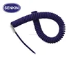 Long Vehicle PU PUR Coiled Spiral Spring Loaded Cable