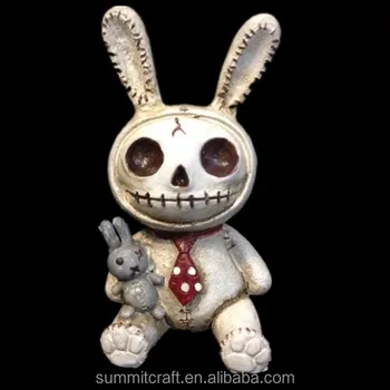 resin creepy geek style rabbit skull figurine buy geek rabbit figurine rabbit skull figurine creepy rabbit figurine product on alibaba com rabbit skull