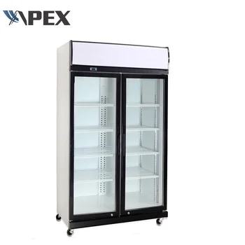 Glass Door Pepsi Refrigerator Upright Cola Refrigerator