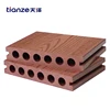 Chinese wood-like hollow wpc decking laminate flooring for customer composite decking