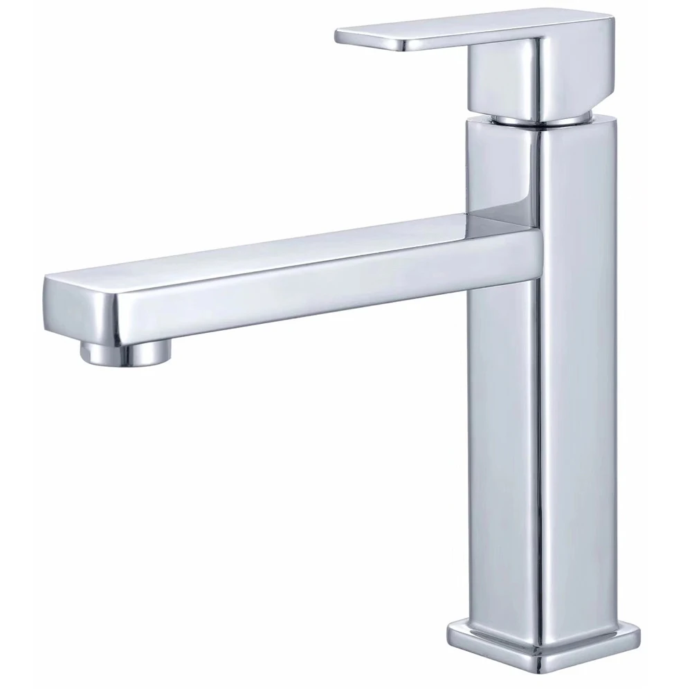 Single Handle Cold Deck Mounted Chrome Plated Cheap Modern