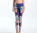 2016 Top Fitness 3D Yoga Pants Women Sport Leggings Print Quick Dry Breathable Running Yoga Set