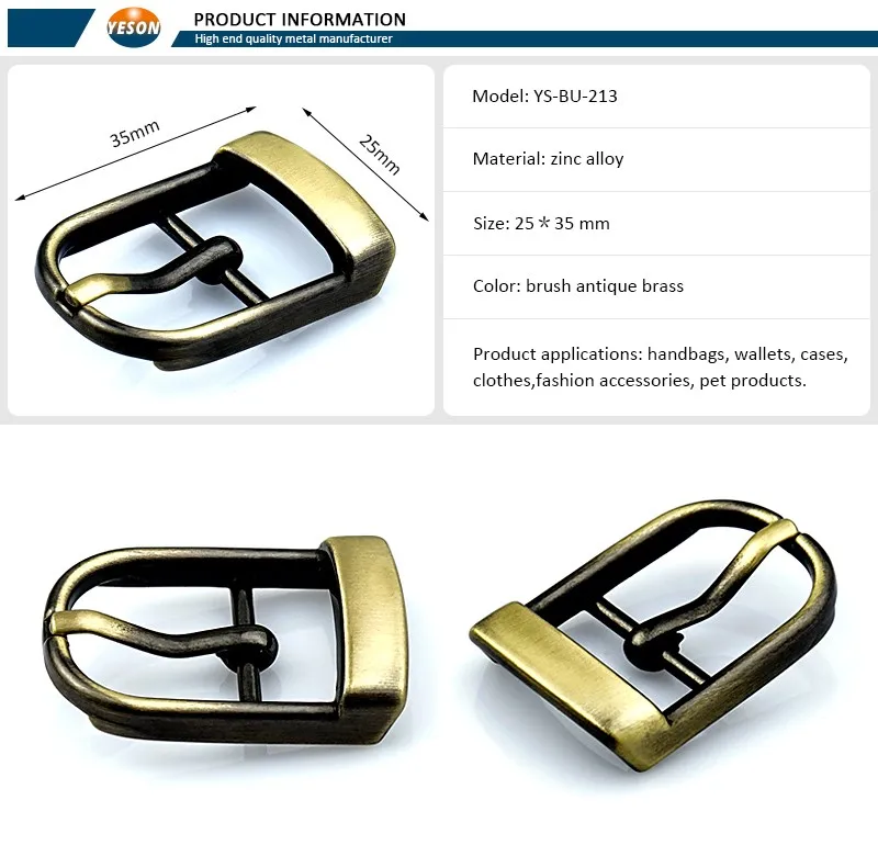 Brush Antique Brass Custom Metal Buckle For Bag Buy Buckle For Bag
