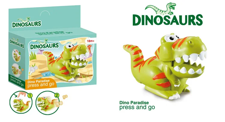 Press And Go Dino Toy Small Running Plastic Dinosaur 1 Dollar Store ...