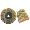 snail lock M14 round diamond abrasive brush for stone