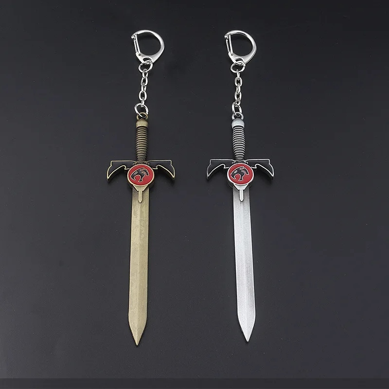 No Minimum Custom Antique Brass Silver Mini Sword Keychain Gift - Buy ...