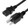 10A 250V 3 Prong AC Power wall Cord 3pin US plug wire cable for power supply Plug 3pin 3 Prong Us Power Cord With C13