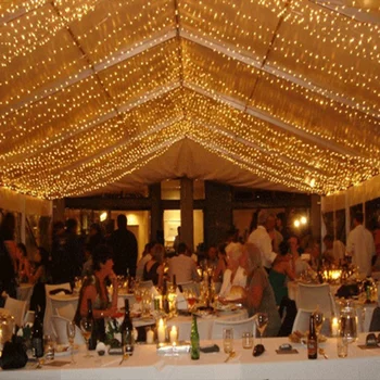 Diy Waterproof Wedding Warm White Fairy Lights For Ceiling
