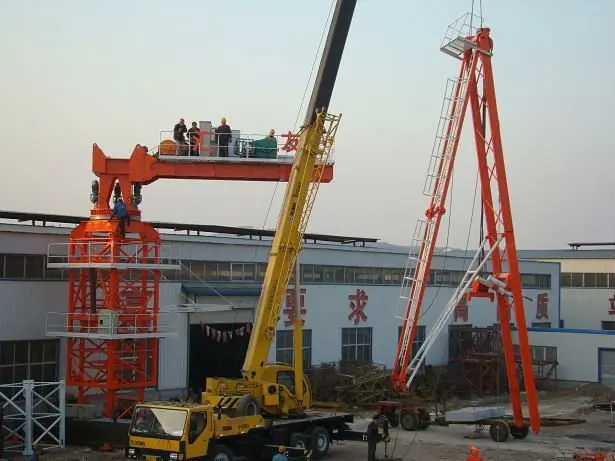 Shandong D120 6T Luffing Jib Tower Crane