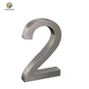 Stand-Off House Number Signs Address & Door Numbers Floating Mounted Stainless Steel Polished