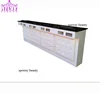 antique black table nail bar wholesale, solid surface modern salon beauty manicure nail table