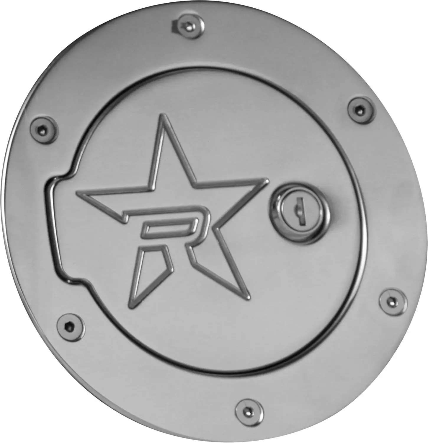 Chrome Locking Gas Door for Jeep RBP-146CK RBP