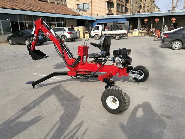 Ce Certificate Atv 9hp Gasoline Towable Backhoe For Sale Buy Towable