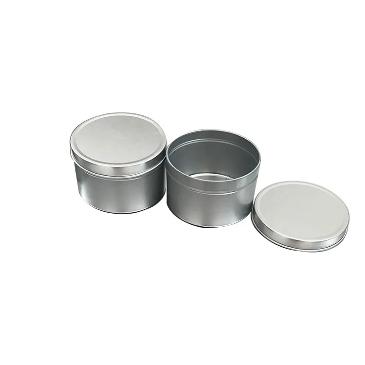 small round tin containers