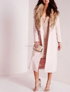 blush pink winter coat