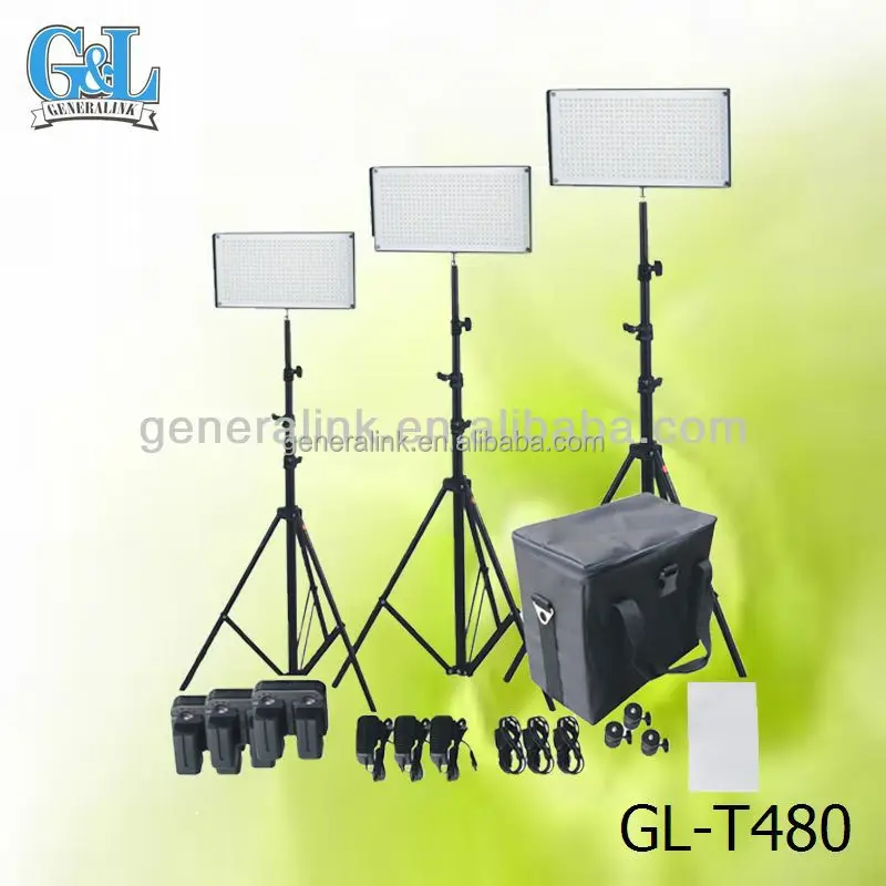 GL-T480 kit studio photo photography studio led light professional photo lights