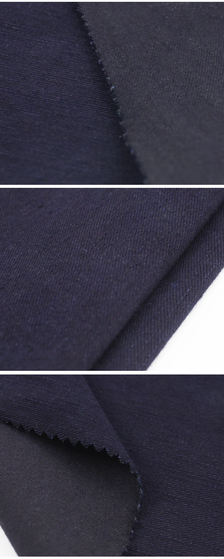 indigo knit denim fabric