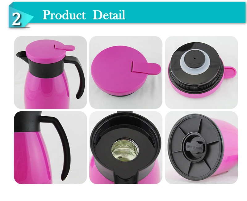 Best Price Double Glass Liner Thermos Plastic Vacuum Flask For Family