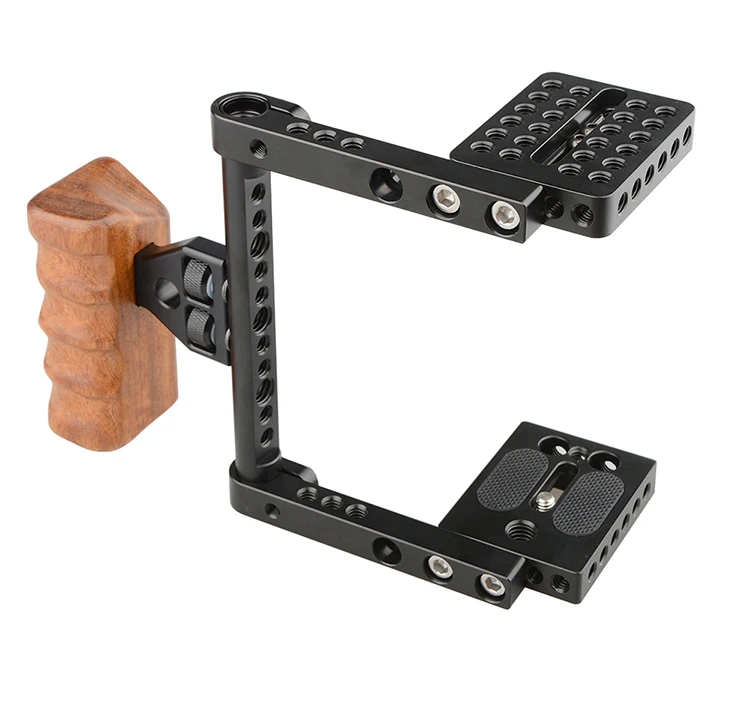 Camvate Qr Wooden Camera Half Cage For Small Dslr Camera Buy Small