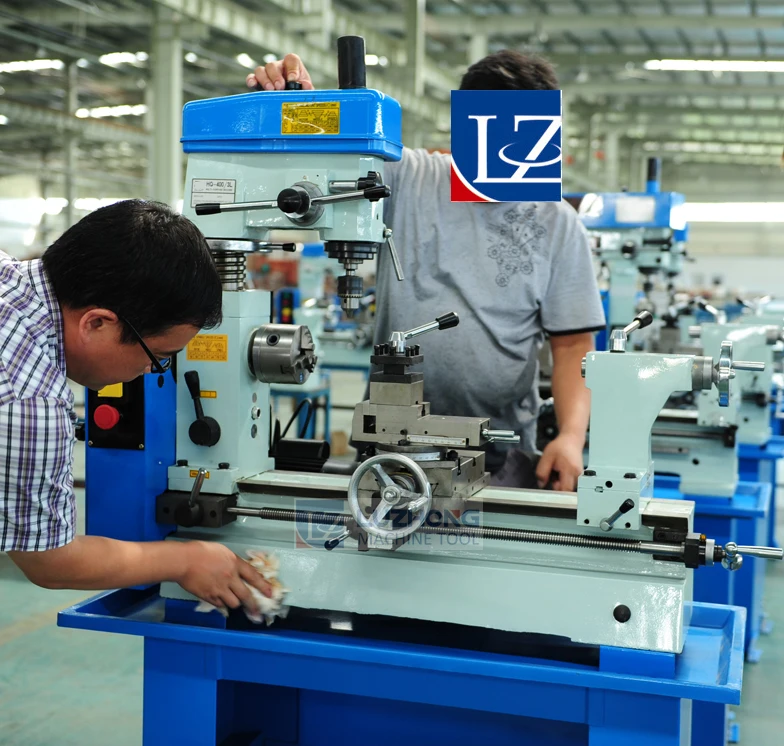 Hq400v Small Lathe And Milling Machine Combination Mini Lathe Milling