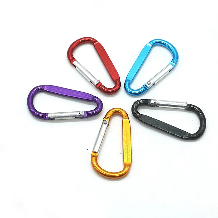 2 Inch Carabiner for Strap Metal Small Hooks Karabiner Backpack Hooks Aluminum Hooks Keychain Mini Carabiner Clip