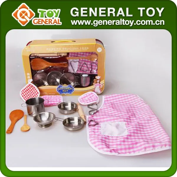 toy steel kitchen set