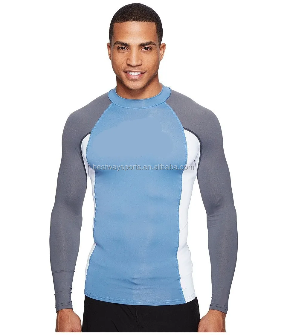 Excellent Quality Dri Fit Shirts Wholesale Men Rash Guards Long Sleeve