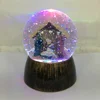 100mm Dia Light Up Snowing Glitter Water Acrylic Globe Religious Article