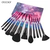 Professional Portable Docolor S1202 make up Set Kit free sample make-up 12pcs makeup tools