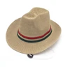 Children knit sun hat boys western small cowboy straw hat