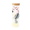 Newly preserved bouqut flower with light wedding present for guests
