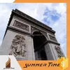 France famous building Arch de Triumph as stainless steel sculpture