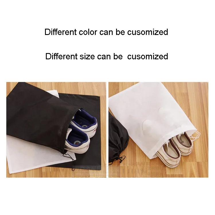 Wholesale Customized Non Woven And Cotton Drawstring Shoe Bag Buy