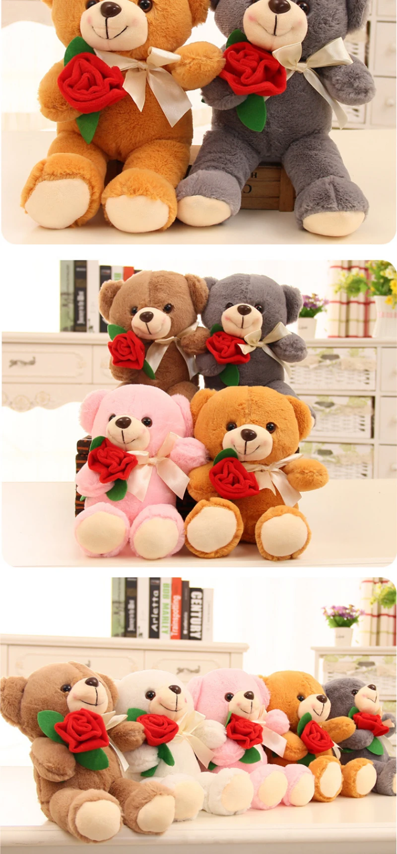 rose teddy next day delivery