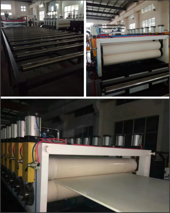 Wpc Pvc Foam Board Extruder Machine With Coextruder Pvc Product Making
