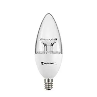 Ecosmart 4.5 watt LED Candlabra Dimmable bulb (40 watt replacement) 3 -pack